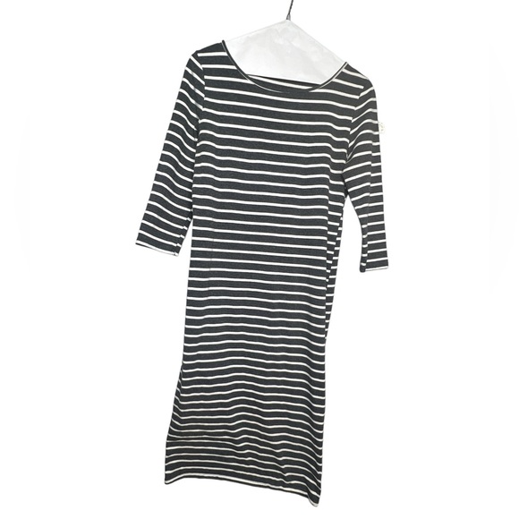 B2 Heart <3 Hips Striped MIDI Dress - Picture 1 of 5